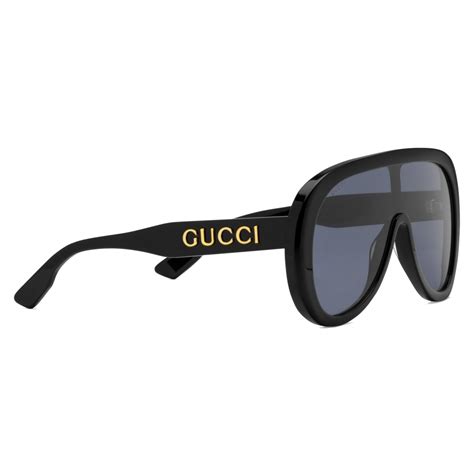 gucci occhiali da sole mascherina|Occhiali da sole da uomo di Gucci Eyewear .